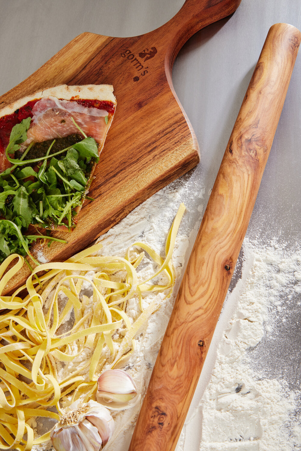 Skærebræt, olieret acacia - 40x20 cm.